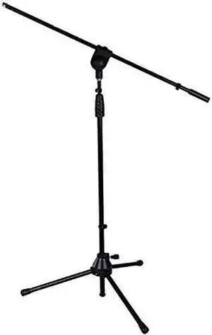 3 Pack LyxPro Microphone Stand Boom Arm Tilting Rotating Floor Podium Stage or Studio Strong Durable And Foldable Height 38.5"-66" Extends Arm to 29 3/8" Comes With 3/8" and 5/8" mount Adapters TMS-1