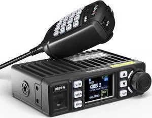 DB20-G GMRS Mobile Radio for Car Vehicle, 20W Long Range Two Way Radio with Cigarette Lighter Plug, 500 Channels, VOX, Display Sync, for Off Road Overlanding 4x4