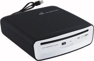 USB External Car Universal CD Player USB Connection Portable CD Player for Car Android Navigation/TV/MacBook pro/Laptops Desktops with USB Port Plug and Play