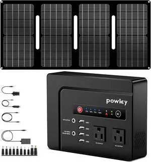 Portable Power Bank with AC Outlet 100W, 97.68Wh/26400mAh Portable Battery Pack with DC/USB A/USB C/AC Outlet Plug Laptop Battery Bank Fast Charging Charger with PD65W USB C for Outdoor Camping