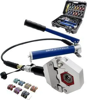 A/C Hose Crimper Automotive A/C Hose Crimping Tools for BH Air Conditioning Hose & Beadlock A/C Fittings_iGeeleeIG-7842P)