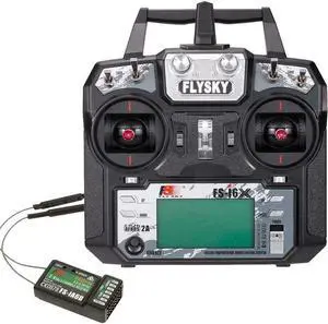 FS-i6X 10CH 2.4GHz RC Transmitter Controller with iA6B Receiver Upgrade Cable for RC Boat Racing Drone