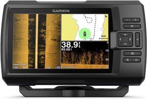 Striker 7SV with Transducer, 7" GPS Fishfinder with Chirp Traditional, ClearVu and SideVu Scanning Sonar Transducer and Built in Quickdraw Contours Mapping Software, 7 inches (010-01874-00)