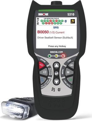 5310 - OBD2 Scanner for ABS & Airbag(SRS) with Battery/Alt Test, Oil Light Reset, and Live Data for 1996-2022 Vehicles. Accurate, Reliable, and Easy to use. Free iPhone & Android app.