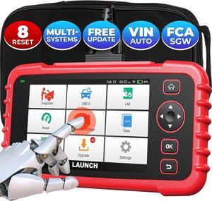 OBD2 Scanner CRP129X Elite 2024, FCA AutoAuth Car Scanner,8 Resets Scan Tool, 4 Systems Diagnostic Scanner, Multiple PIDs, AutoVIN, Battery Test, Lifetime Free Updates, 5 Years Backup
