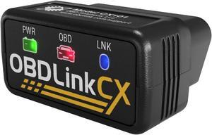 CX Bimmercode Bluetooth 5.1 OBD2 Adapter for BMW/Mini, Works with iPhone/iOS & Android, Car Coding, OBD II Diagnostic Scanner