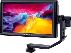 S55 6 inch Camera DSLR Field Monitor Small Full HD 1920x1080 IPS LUT Video Peaking Focus Assist with 4K HDMI 8.4V DC Input Output Include Tilt Arm