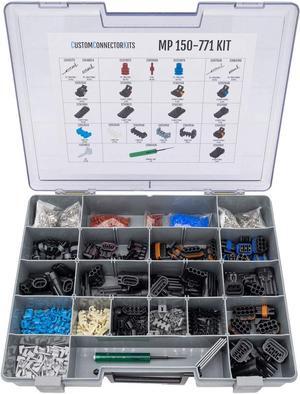 Metri-Pack Connector Kit MP-150-771: Sealed Automotive Electrical Connectors 24-18 Gauge 771 Piece Kit
