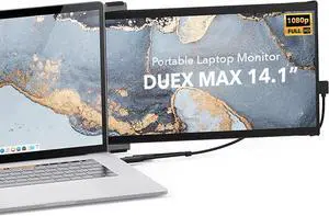 Mobile Pixels Geminos (2 x 24 inch) IPS Dual Stacked Computer Monitors with 65W USB-C Charging, 1080P Webcam&Speakers, All-Inclusive Workstation PC Monitor, USB-A/USB-C/HDMI, Ergo Design(2 Monitors)