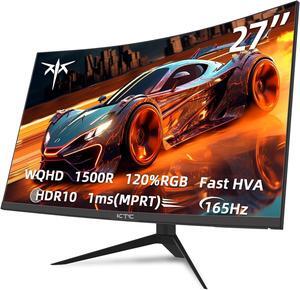 Gaming Monitor 180Hz FHD,Fast IPS 1080P 1 ms, 128% sRGB HDR10,Freesync HDMI x 2 /DP x 1 VESA Tilt Adjustable Xbox PS5 Switch (HDMI Cable Included)