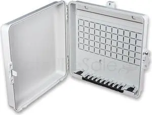 Weatherproof Junction Box Heavy Duty Enclosure 12x12x3 Inches UV-Rated Thermoplastic Alloy Made in USA