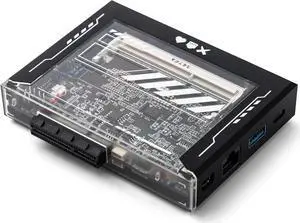 X86 Single Board Server for Cyber Native (Without RAM), Hackable Personal Server with PCIe x4, Gigabit Ethernet 4K Media Server Network Attached Storage (ZimaBlade 7700 Without RAM N3450)