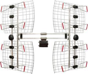 8-Element Bowtie UHF Outdoor HDTV Antenna, Multi-Directional, 70+ Mile Range, 4K 8K UHD NEXTGEN TV  w/All-Weather Mounting Hardware