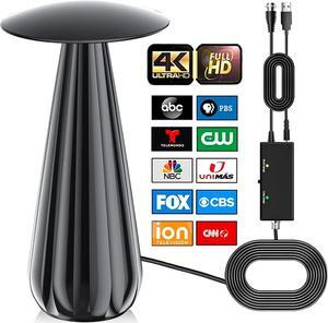 TV Antenna for Smart TV Indoor-Pro TV Antenna with 1000+ Miles Range,Indoor Outdoor TV Antenna Support 4K8K 1080p Fire Stick-Digital Antenna for Smart TV Receive All Local Channels-30ft Coaxial Cable