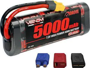 7.2V 5000mAh 6-Cell NiMH Battery with Universal Plug (EC3/Deans//Tamiya)