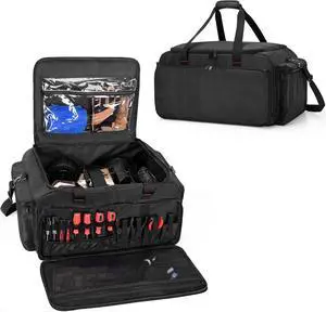 RC Storage Bag for 1/8 & 1/10 Car, Protective RC Carry Case with Multi Pockets for Batteries, Charger, Tools and other Accessories (Patent Design)