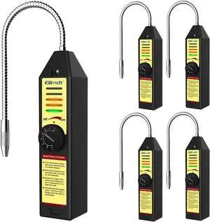 Refrigerant Leak Detector AC Freon Leak Sniffer R22 R410A R134A R1234YF, WJL-6000S (5PCS)