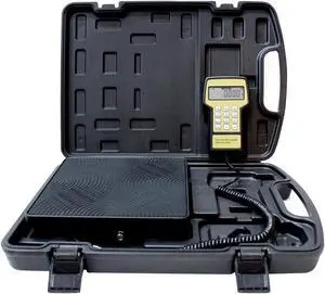 Refrigerant Scale HVAC Digital Refrigerant Charging Weight Scale with Case, 220LB