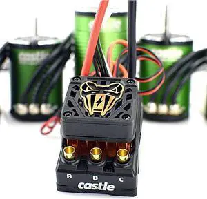 Creations 1/10 Copperhead 1406-4600Kv Sensored Brushless ESC/Motor Combo, CSE10016601