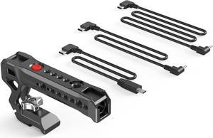 NATO Top Handle with Record Start/Stop Remote Trigger for Sony/for Panasonic/for FUJIFILM/for Z CAM Cameras - 3322