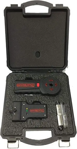 XR1000-K2 Revolutionary for Reference Point Locator, Magnespot XR1000 W/Receiver, Transmitter & 9V Alkaline Batteries, Wall or Floor Drill spot Locator. for Drilling and coreing
