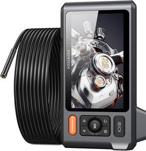 DS520 5" IPS Screen Industrial Borescope, 0.25in Probe HD Endoscope Camera with Lights, IP67 Waterproof Sewer Inspection Camera with 16.5ft Snake Cable, Cool Handy Tool, Take Photos& Videos