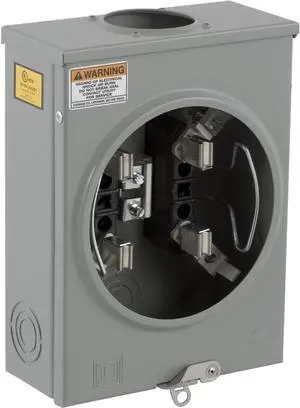 UHTRS101B 125A Ringless Overhead/Underground Meter Socket With Horn Bypass