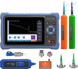 A-800A SCAPC FCAPC Interface 12 in 1 Function 100KM 1310 1550nm Fiber Optic Tester SCAPC FCAPC Adapter and Optical Power Meter -50~+26dbm OLS OPM VFL RJ45 Network Testing