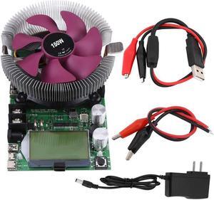 USB Load Tester 150W 200V 20A Adjustable Constant Current Electronic Load Battery Capacity Tester Module Power Meter, Intelligent Discharge Resistance Power Tester