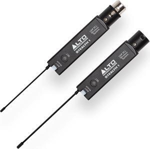 Professional Stealth 1 - Mono UHF XLR Wireless Audio System, Transmitter and Receiver for Powered Speakers, Mixers and Dynamic Microphones,black