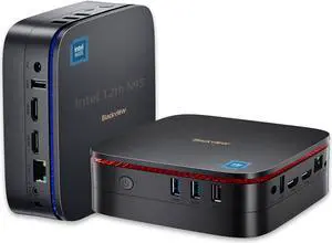MP60 Mini PC  12th N95, Mini Desktop Computer 16GB RAM 512GB SSD, Window 11 Mini PC Support Dual 4K HDMI Display, Dual WiFi, BT4.2
