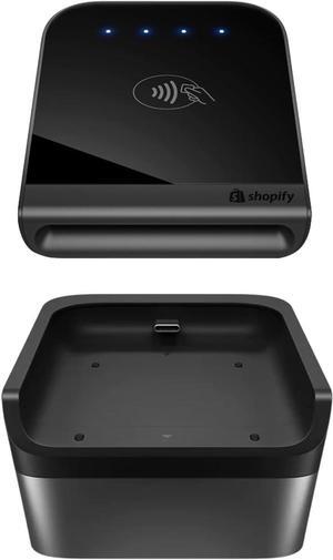 Chip Card Reader with Dock - Wireless Credit Card Reader for Retail Payments | Mobile & Countertop POS