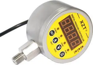 230PSI-NPT Digital Pressure Switch Controller,Pressure Gauge,Pressure Sensor for Water Pump Air Compressor 110VAC