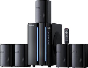 Surround Sound Systems Home Theater System - 800 Watts Peak Power 6.5" Subwoofer 5.1/2.1 Wired Stereo Speakers Strong Bass with HDMI ARC Optical AUX Bluetooth Input