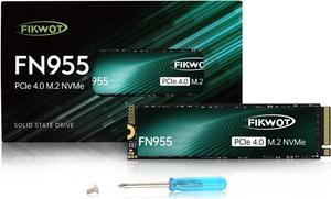 FN955 2TB SSD M.2 2280 PCIe Gen4 x4 NVMe 1.4 Internal Solid State Drive - Speeds up to 7300MB/s, Configure SLC Cache,Compatible with Laptop/Desktop/Ps5