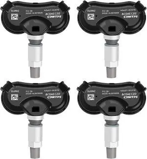 TPMS Sensor fit for Toyota Sienna 2007-2020, Sequoia 2008-2017, Tundra 2007-2017,4pcs 315MHz Tire Pressure Monitor System OE# 4260708010 426070C050 426070C060 426070C070 426070C080