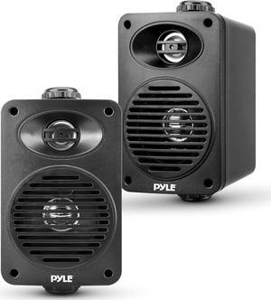 200 Watt Bluetooth Indoor Outdoor Speakers Pair - Dual Waterproof 3.5 2-Way Full Range Speaker System w/ 1/2 High Compliance Polymer Tweeter | Home, Boat, Marine, Deck, Patio, Poolside (White)