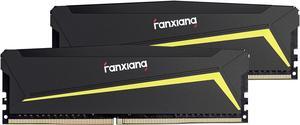 DDR4 RAM 32GB (2x16GB) 3200Mhz CL22 1.2V Desktop Computer Memory,Exclusively Compatible with Intel Platforms,Ideal for Gaming, Streaming, and Professional Application - Black