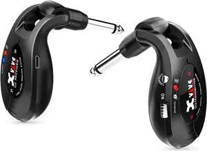 U2 Wireless Guitar System Rechargeable 2.4GHz Guitar Wireless Transmitter and Receiver for Electric Guitar Bass Violin Keyboard