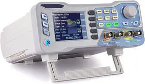 DDS Signal Generator Counter, 2.8in Screen Display 60MHz High Precision Dual-Channel Arbitrary Waveform Generator Frequency Meter 275MSa/s Function Generators for Scientific,Laboratories