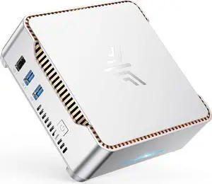 GK3Plus Mini PC with Windows 11, 8GB DDR4 256GB M.2 SSD,12th Alder Lake N97 Mini Desktop PC, 2.5''SSD, Gigabit Ethernet, 2xHDMI+VGA 4K Triple Display Micro PC, VESA/Home/Business Mini Computers