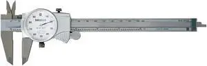 505-742J Dial Caliper, 0.1" per Rev, 0-6" Range, 0.001" Accuracy
