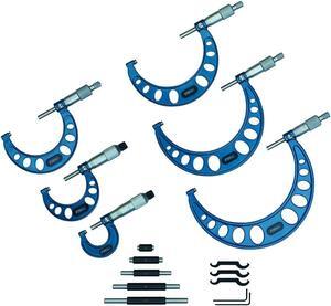 52-215-006-1, Outside Micrometer Set With 06" Measuring Range