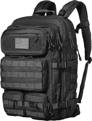Tactical Backpack 50L, 2.4x Stronger, Military Backpack, Heavy Duty Rucksack, Molle Large Backpack, Work, Outdoors