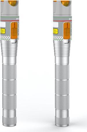 2PCS 50KM Visual Fault Locator VFL - Fiber Optic Cable Tester Pen with LC/FC/SC/ST Interface Adapter, Fiber Network Cable Test Kit with Fiber Light Source Testers (Aluminum)