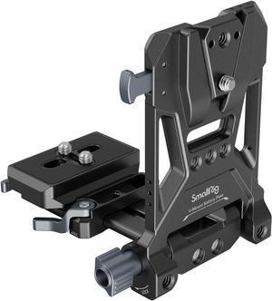 V-Mount Battery Plate, V Lock Battery Plate with Dual Quick Release Plate for Arca-Swiss, L-Shape Compact & Foldable V Mount Battery Plate for V Mount Battery, DSLR Camera, Tripod