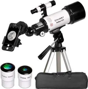 16x-120x Refractor Telescope - Easy to Use Astronomical Telescope for Adults and Kids - Ideal for Stargazing for Kids and Beginners - Perfect for Observing Planets and Stars