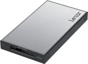 Professional Workflow CFexpress 4.0 Type B Card Reader, Pairs with Lexar Professional Workflow, USB-C to USB-A Adapter, Compatible with PC, Laptop, Tablet, Smartphone (LPWF740N-6ANGL)