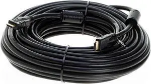 75FT HDMI Cable High-Speed 4K HDR 18Gbps Ethernet Audio Return Channel Gold-Plated 2.0 60Hz UHD ARC Universal Compatible with HDTV Projector, Gaming Console Laptop Home Theater (75FT, Black)