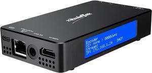 4K HDMI Video Encoder/Decoder, ZowieBox, NDI | HX3 (Certified) Converter/Player, UVC to HDMI, Pass-Through Video Capture Recorder, SRT/RTMP(S)/RTSP, HDMI Extender, Live Streaming to YouTube